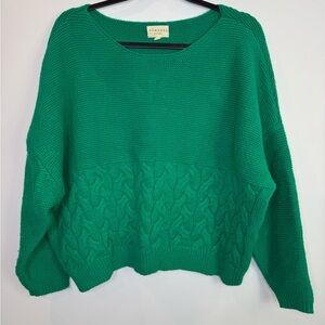 Womance Atelier Green Knit Sweater